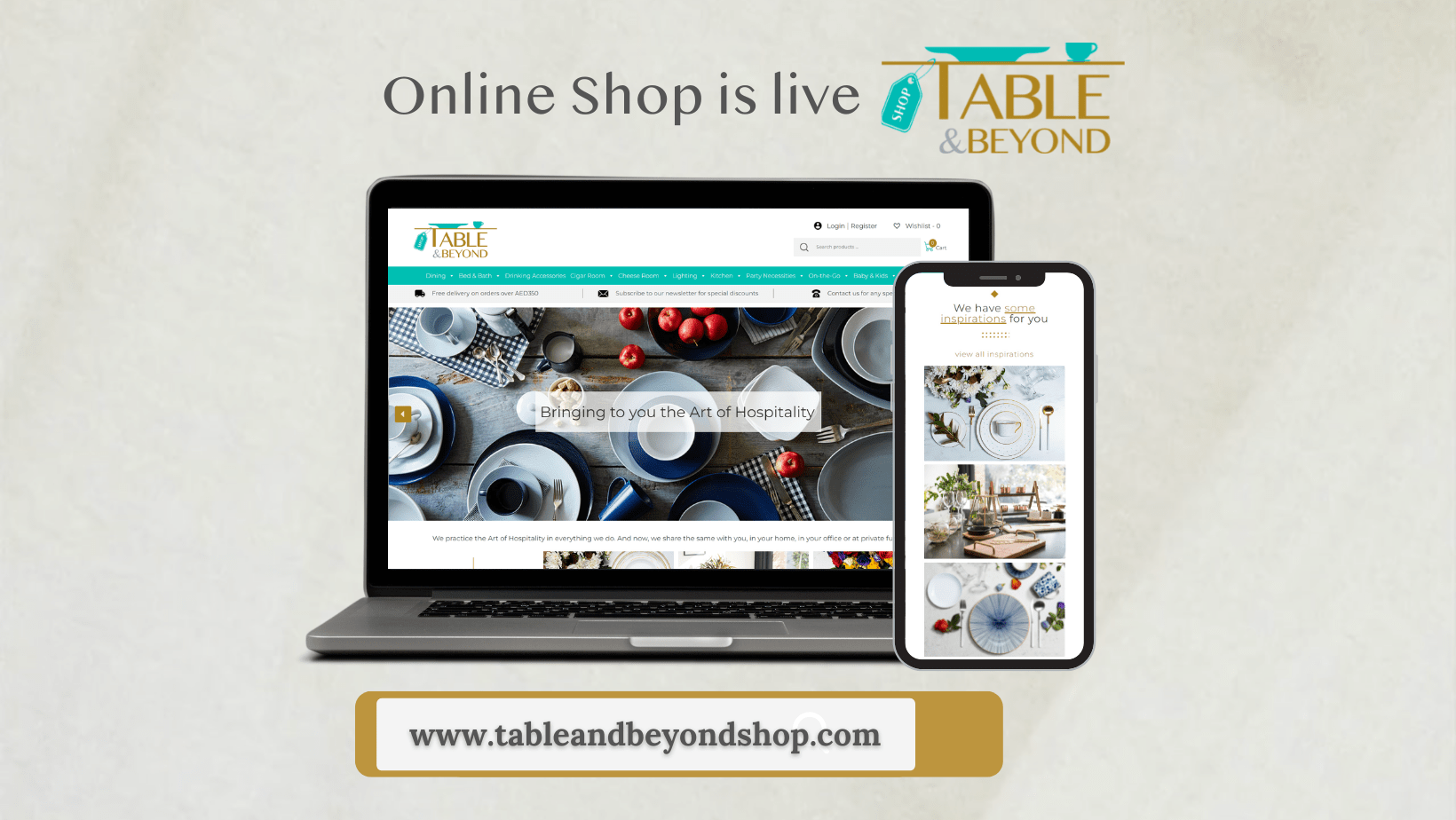 Table And Beyond Shop Is Live